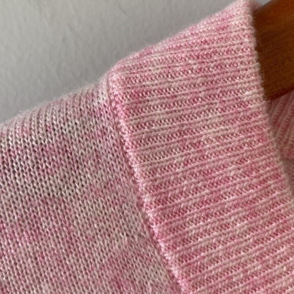 J Crew NWOT Ruffle Sleeve Sweater Wool Blend Pullover Ballet Girl Barbie Pink - Picture 8 of 16